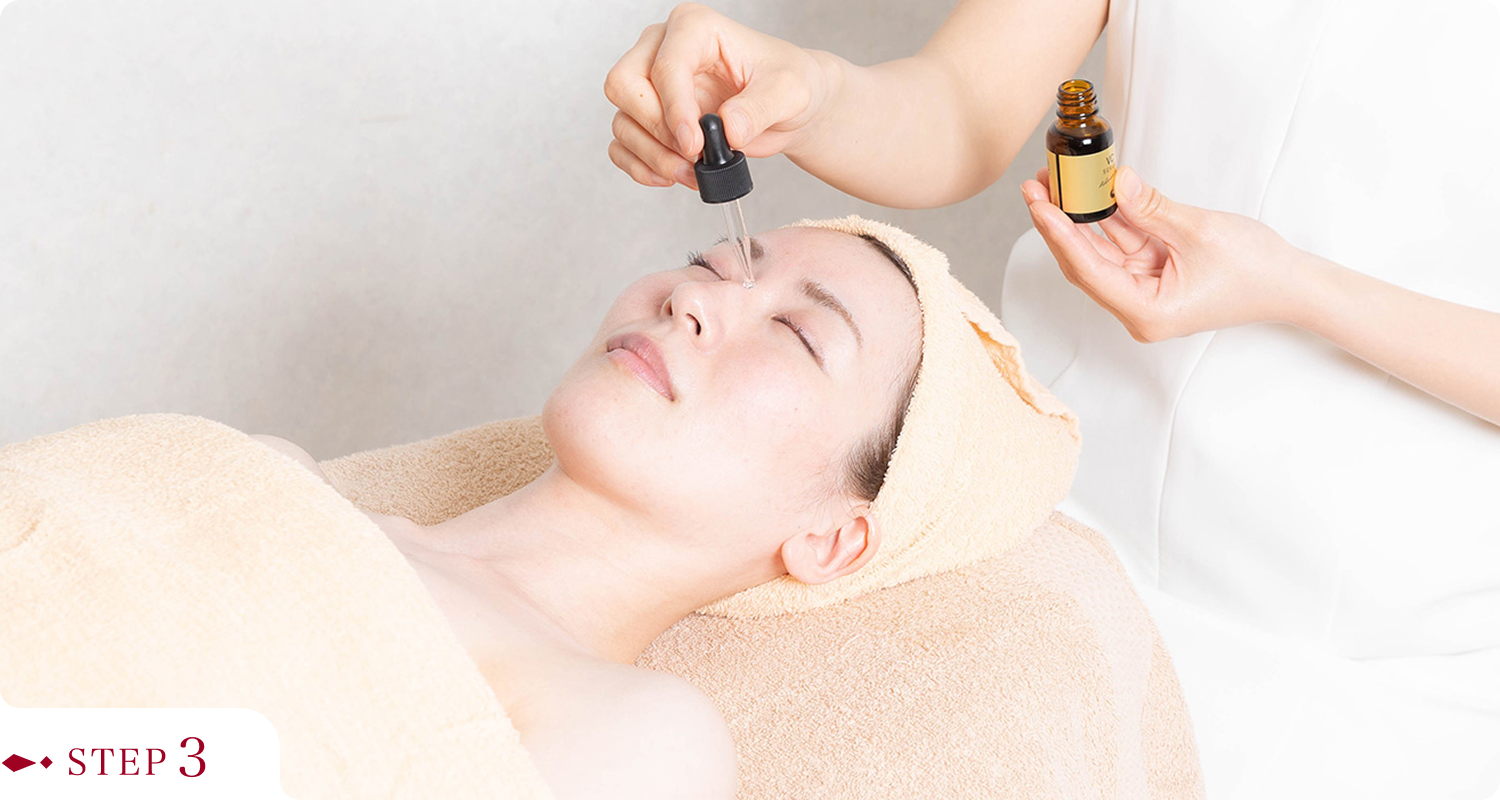 行程➂ ビタミンCセーラム塗布