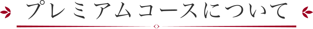 プレミアムコースについて