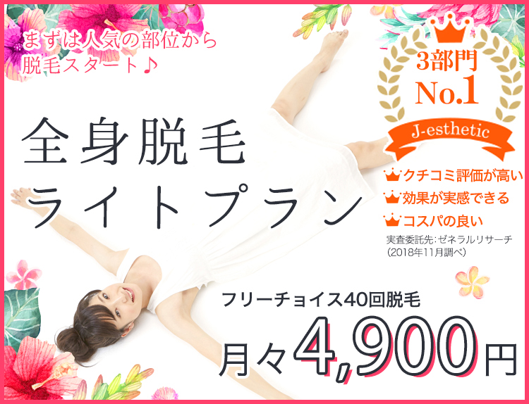全身脱毛ライトプラン