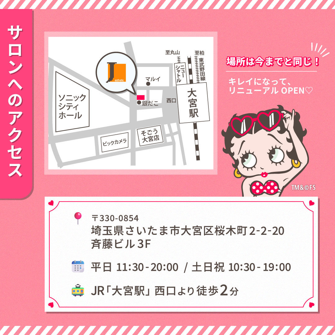 大宮西店までのアクセス方法